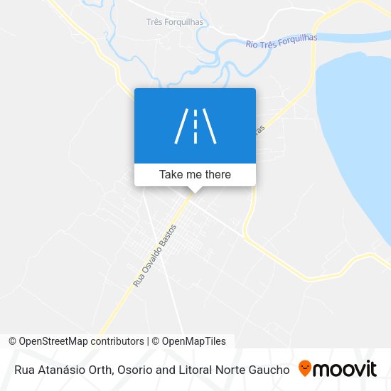 Rua Atanásio Orth map