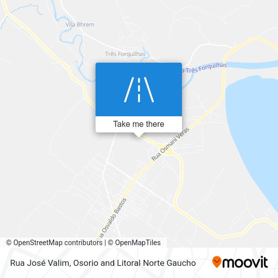 Rua José Valim map