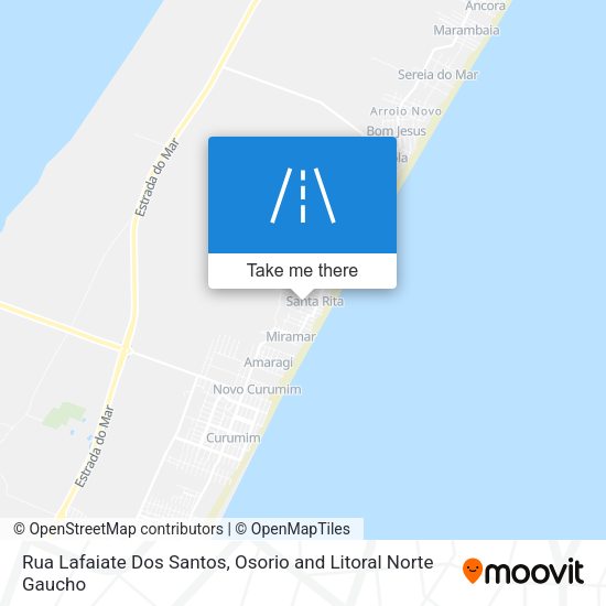 Rua Lafaiate Dos Santos map