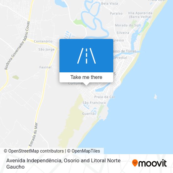 Avenida Independência map