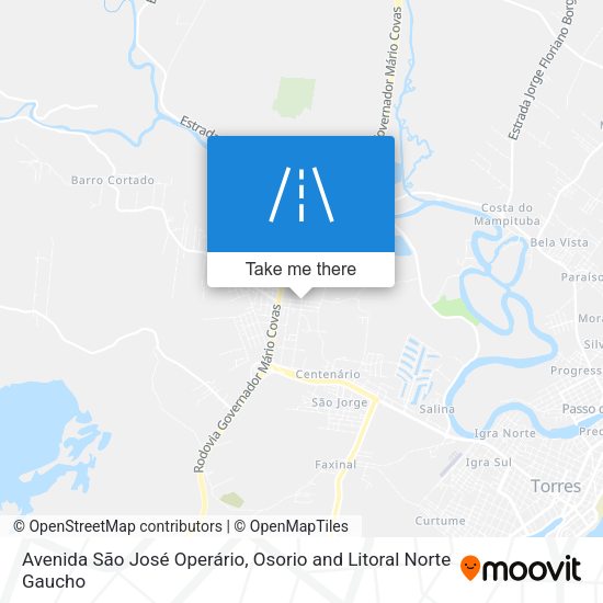 Avenida São José Operário map