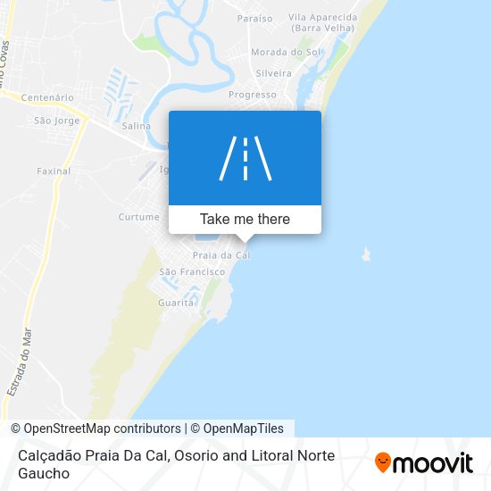 Calçadão Praia Da Cal map