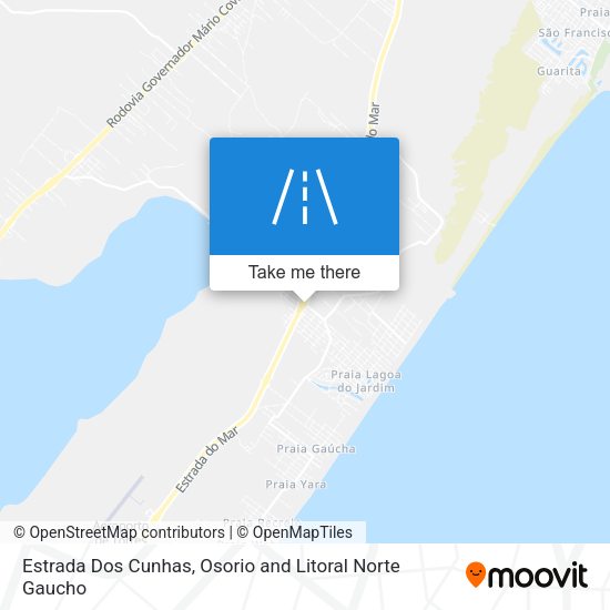 Estrada Dos Cunhas map