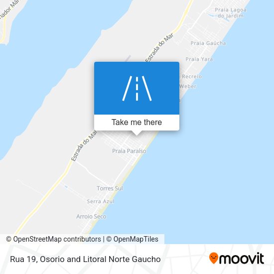 Rua 19 map