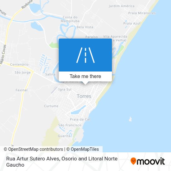 Rua Artur Sutero Alves map