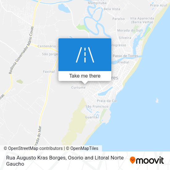 Rua Augusto Kras Borges map