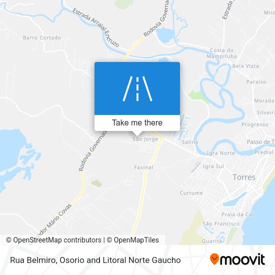 Rua Belmiro map
