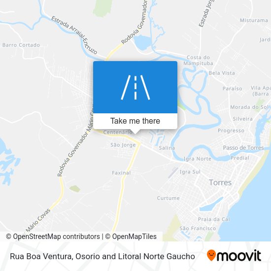 Rua Boa Ventura map