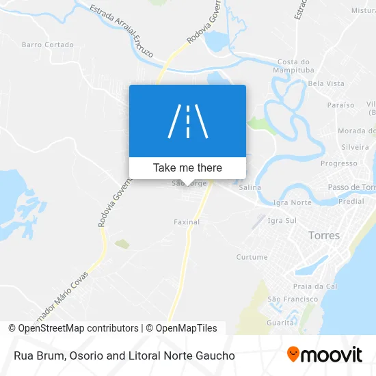 Rua Brum map