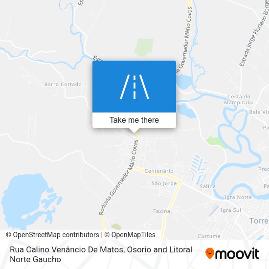 Rua Calino Venâncio De Matos map