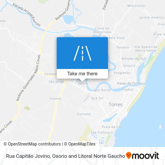 Rua Capitão Jovino map