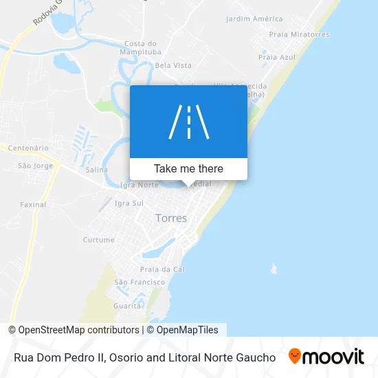 Rua Dom Pedro II map