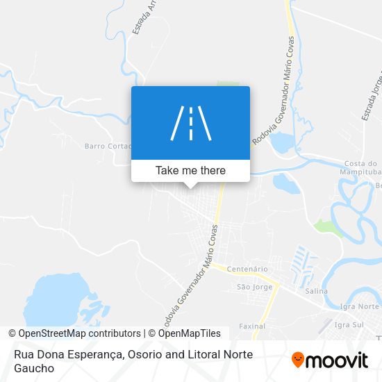 Rua Dona Esperança map