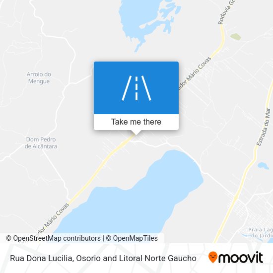 Rua Dona Lucilia map