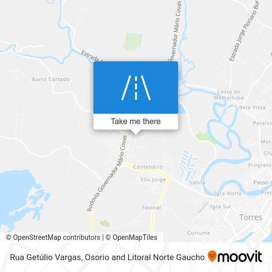 Rua Getúlio Vargas map