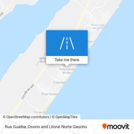 Rua Guaíba map