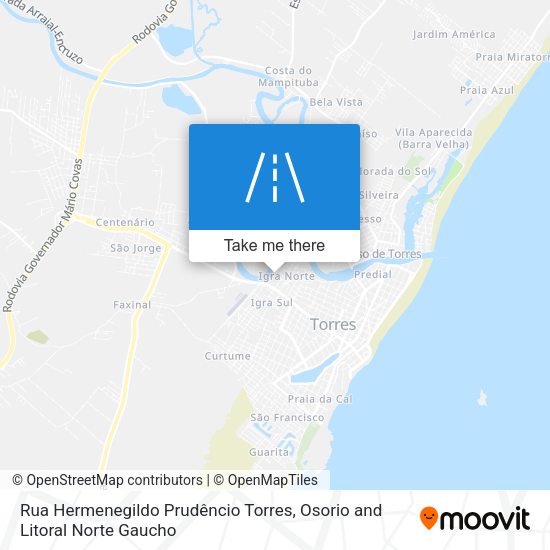 Rua Hermenegildo Prudêncio Torres map