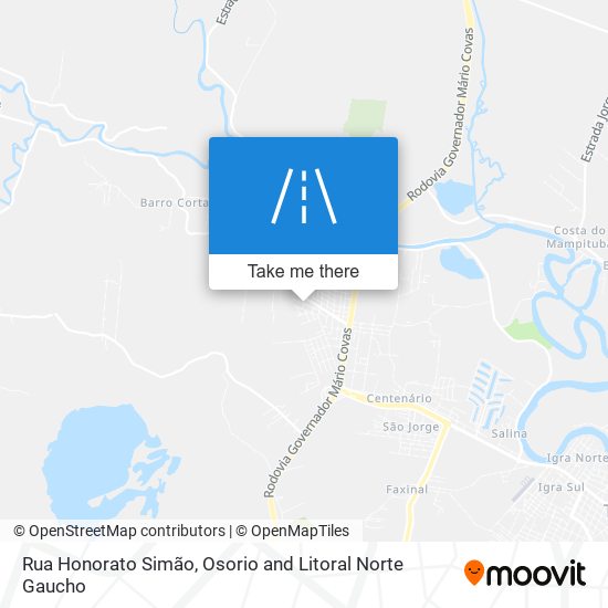 Rua Honorato Simão map