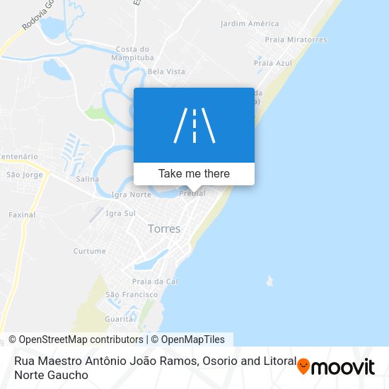Rua Maestro Antônio João Ramos map