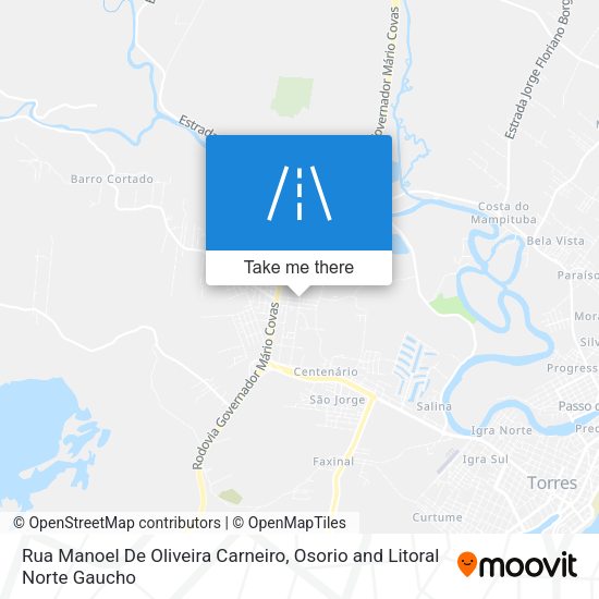 Rua Manoel De Oliveira Carneiro map