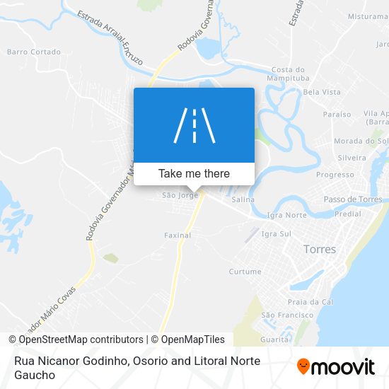 Rua Nicanor Godinho map