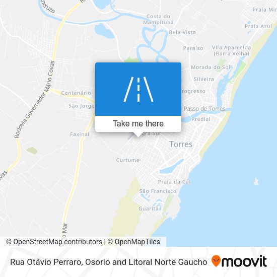 Rua Otávio Perraro map