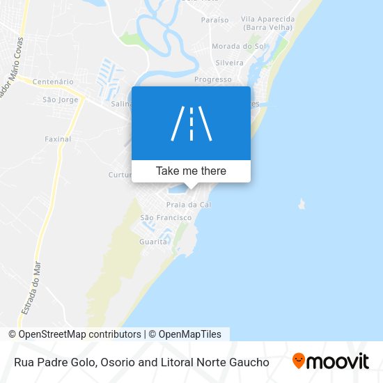 Rua Padre Golo map