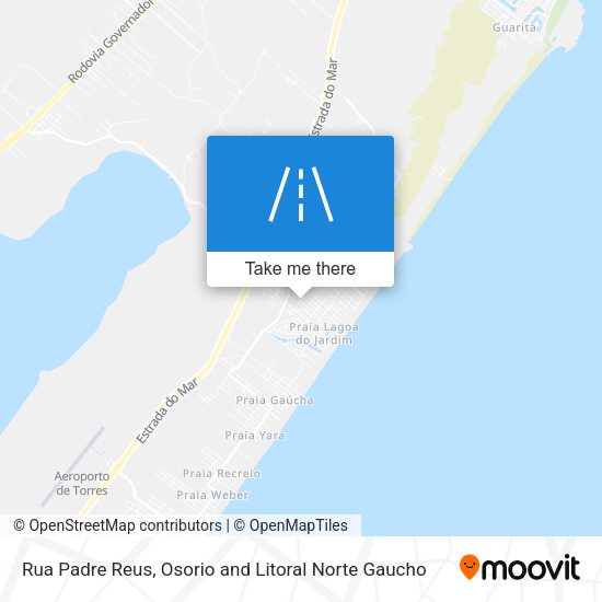 Rua Padre Reus map