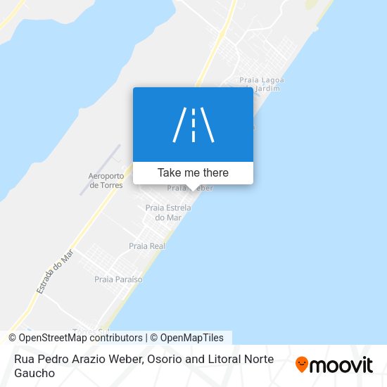 Rua Pedro Arazio Weber map