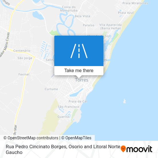 Rua Pedro Cincinato Borges map
