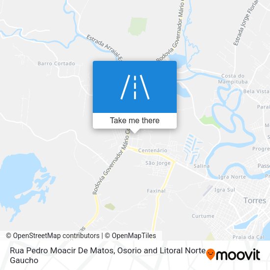 Rua Pedro Moacir De Matos map