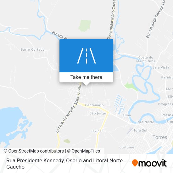 Rua Presidente Kennedy map