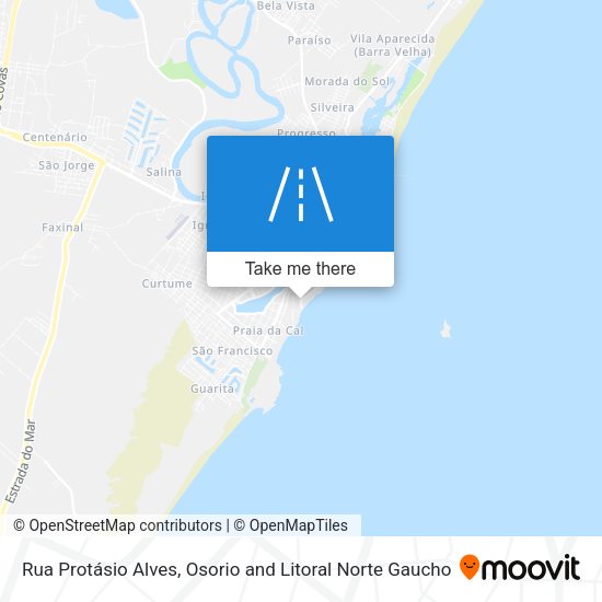 Rua Protásio Alves map
