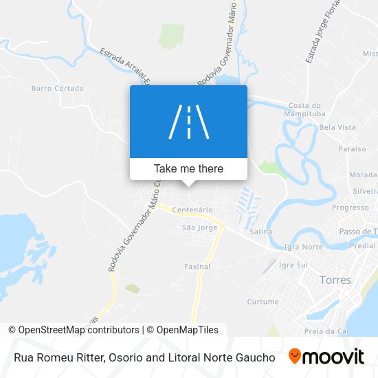Rua Romeu Ritter map
