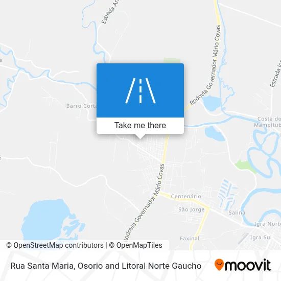 Rua Santa Maria map