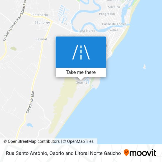 Rua Santo Antônio map