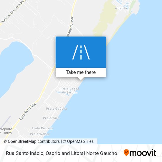Rua Santo Inácio map
