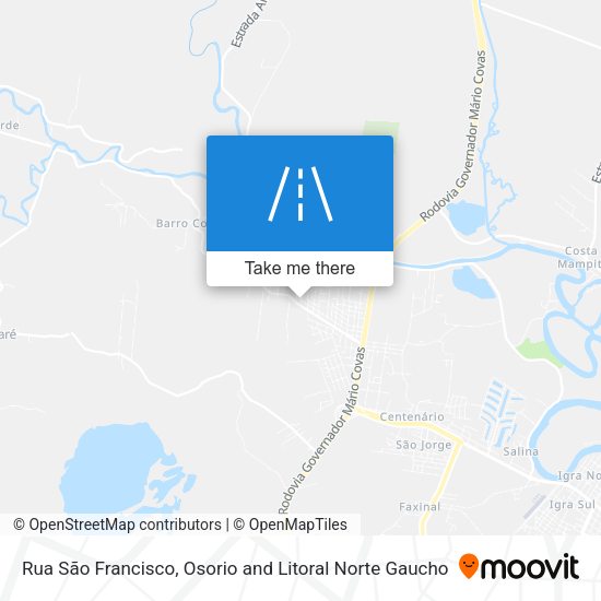 Rua São Francisco map