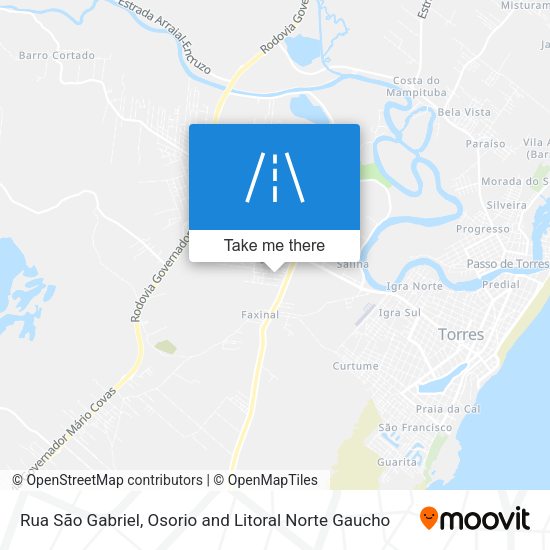 Rua São Gabriel map