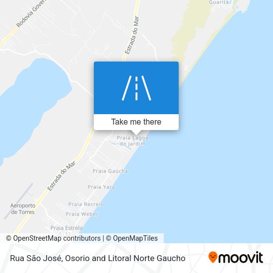 Rua São José map