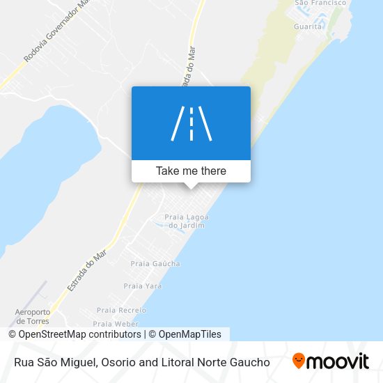 Rua São Miguel map