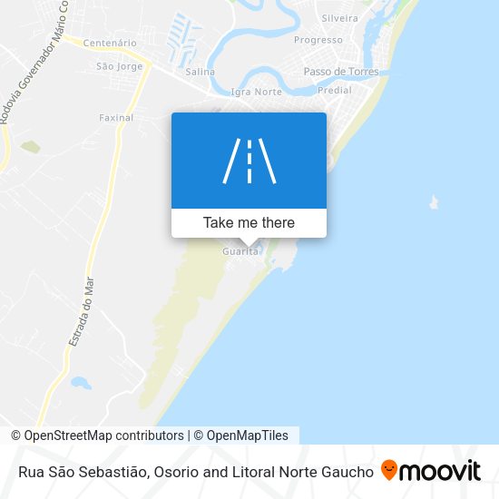 Rua São Sebastião map