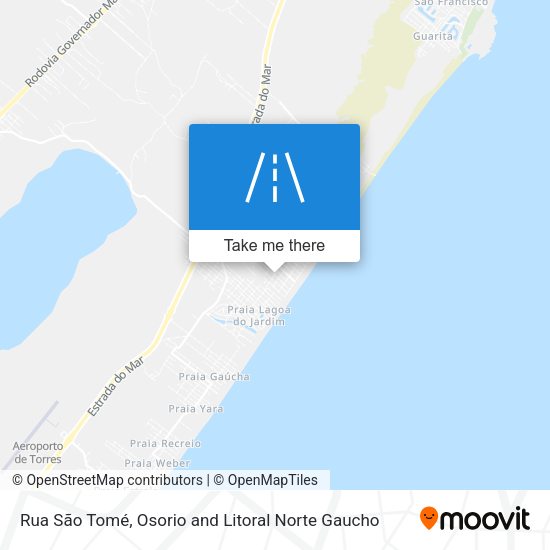 Rua São Tomé map
