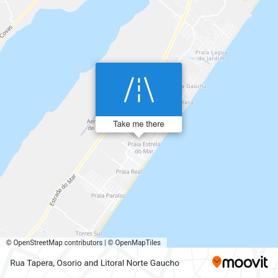 Rua Tapera map