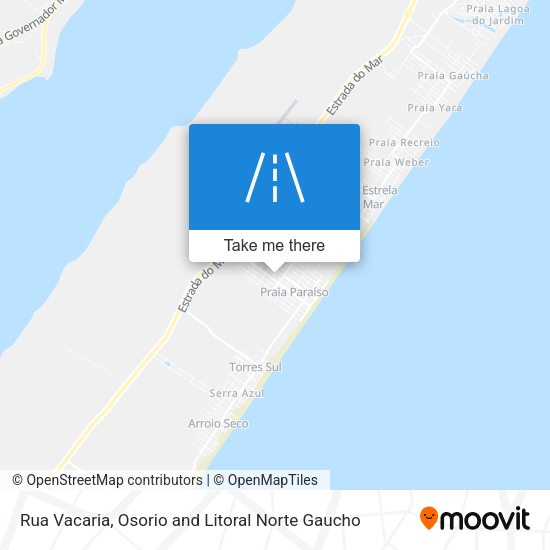 Rua Vacaria map