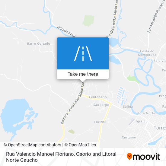 Rua Valencio Manoel Floriano map
