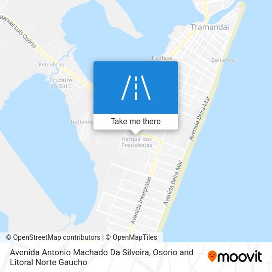 Avenida Antonio Machado Da Silveira map