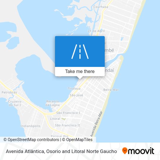 Avenida Atlântica map