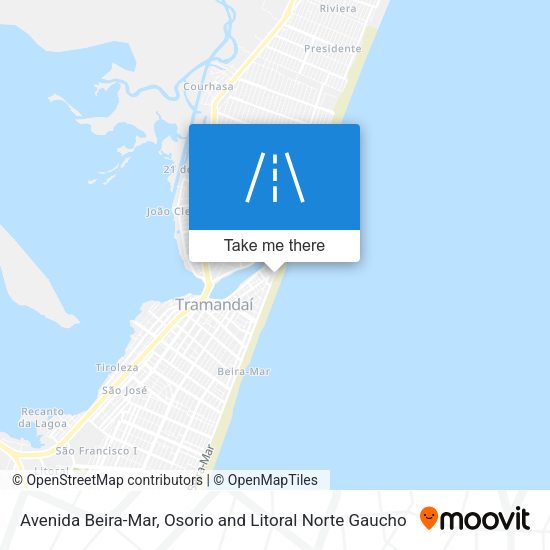 Avenida Beira-Mar map