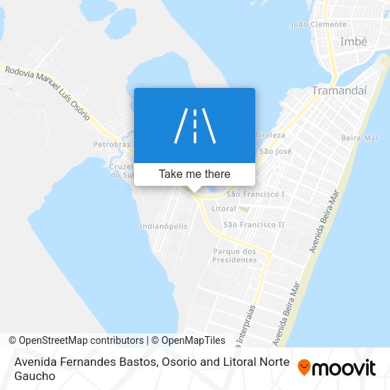 Avenida Fernandes Bastos map